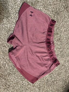 Under Armour Mauve/Pink Women's Athletic Shorts